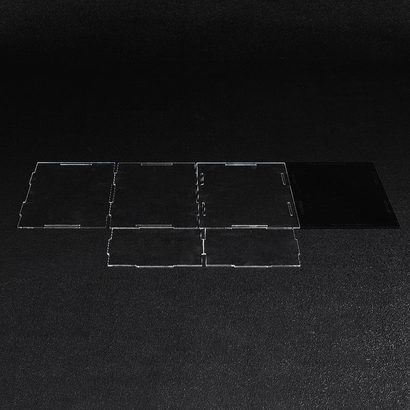 Acrylic Assembly Box Heavy Duty Clear Acrylic Display Case Box For 1:24 Scale Diecast Car