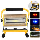 100W 3.7V 2400Lumens 3 Mode Rechargeable IP64 Floodlight LED Flood Light Security Light Outdoor Work Light