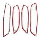 4Pcs Car Interior Door Armrest Handle Cover Trim Stainless Steel For Ford Focus 3 2012-2018