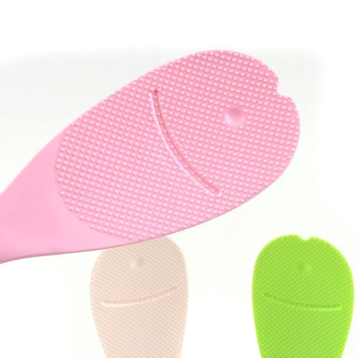 Novelty Vertical Rice Paddle Spoon Cute Fish Shape Spoon Non Stick Useful Kitchen Tools