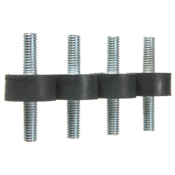 4pcs M6x20x10mm Rubber Shock Absorber Doubles Ends Rubber Mounts Vibration Isolator Mounts
