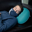 KCASA KC-XZ01 Portable Air Inflatable Travel Pillow Camping Office Rest Head Neck Massage Cushion