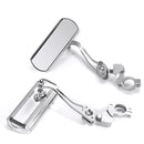 Pair 360 Rotate Rearview Mirrors Adjustable Aluminum Alloy Cycling Bike Mirror Motorcycle
