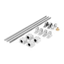 Machifit 15pcs 300mm Optical Axis Guide Bearing Housings Linear Rail Shaft Support Screws Set