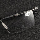 BROADISON Rimless Presbyopia Reading Glasses Super Lightweight Fashionable