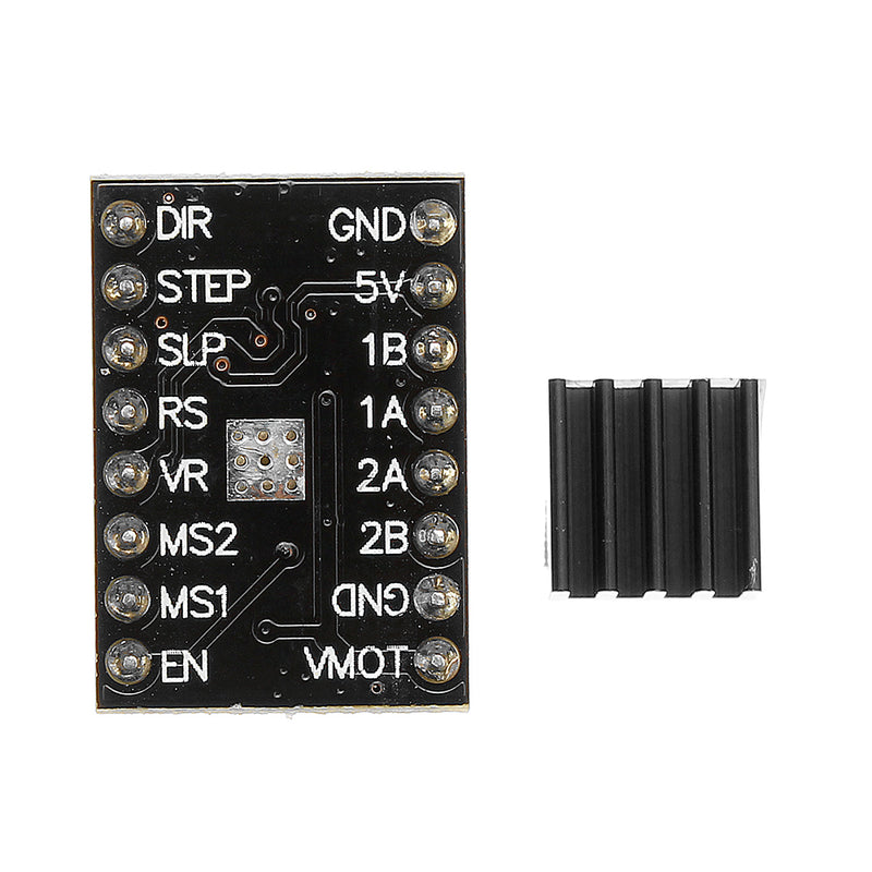 Makerbot Stepper Motor Driver Module 4-Layer with Cooling Fin+Black Heatsink for 3D Printer Extruder