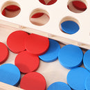 Connect Four 4 In A Row Indoor Family Party Game Rubber Wooden Toys Kids Educational Toys Gift
