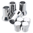 4Pcs TR413 Chrome Car Truck Tire Wheel Tyre Valve Stem Hex Caps W / Sleeve Covers