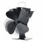 4 Blade Wood Stove Fan Fireplace Fire Heat Powered Saving Ecofan Christmas Gift