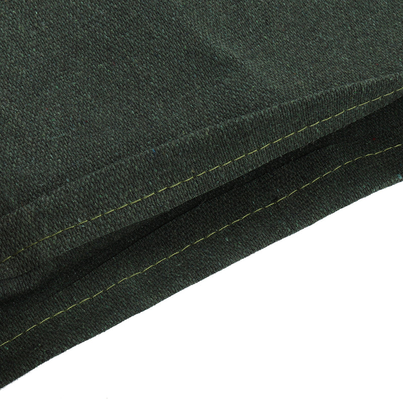 Canvas Drawstring Large Bag Pouch Clothes Dark Green Storage Home Laundry Pack