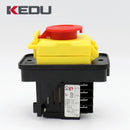 KEDU JD3 230/400V 16/12A 10 Pin Waterproof Electromagnetic Push Button Switch