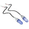 3W Bulb Universal Motorcycle Bike LED Light Turn Signals Blue/Yellow