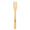 6Pcs/set Bamboo Wooden Cutlery Fork Spoon Cutter Straw Brush Flatware Tableware Camping Picnic