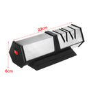 Red or Black Electric Knife Sharpener 2-Stage Diamond Ceramic Coated Sharpening System