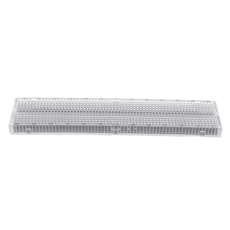 630 Holes Transparent Breadboard Protoboard DIY Kit Universal PCB Circuit Board Solderless
