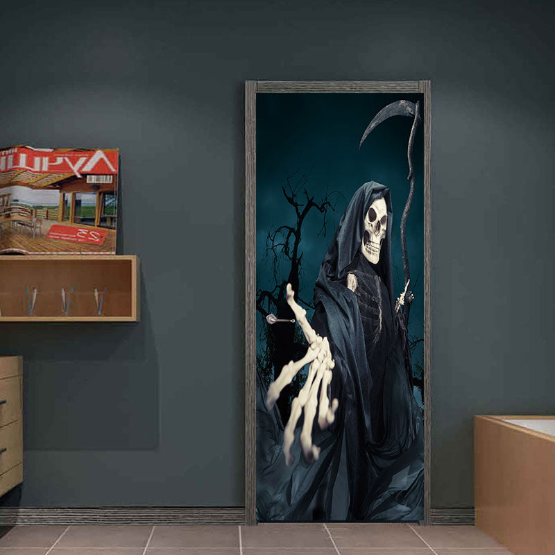 Miico MT003 Halloween Sticker Door Stickers Horror Wall Sticker Removable Stickers