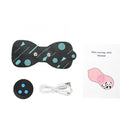Rechargable Pulse Neck Massager Cervical Vertebra Sticker Multifunctional Massager Sticker Comfortable Soft Skin Electric Massager