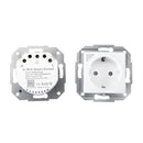 WiFi Smart Light Wall Switch Socket Outlet with 2 Gang Push Button Switch DE EU Smart Life Tuya Wireless Remote Control Work with Alexa Google Home
