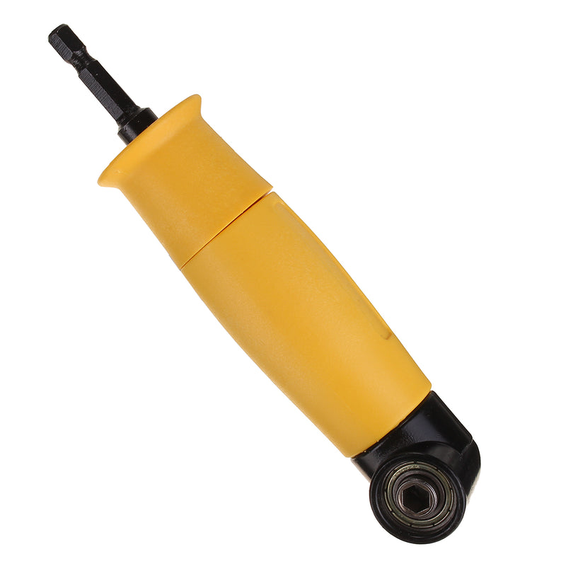 1/4 Inch Hex Reversible Ratchet Socket Adapter 90 Right Angle Extension Driver Screwdriver Bit Holder