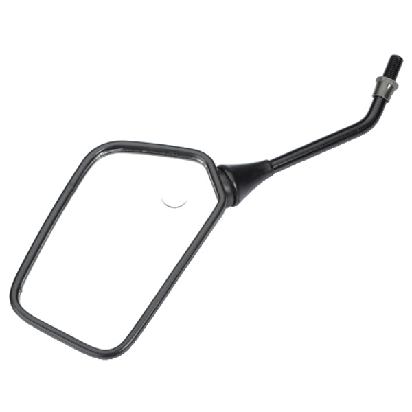 10mm Black Motorcycle Mirrors For Kawasaki KLR600 KLR250 Honda Suzuki Harley BMW