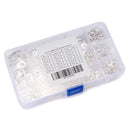 375 Pcs 15 in 1 Non-Insulated Ring Fork U-type Terminals Tin-Plated Copper