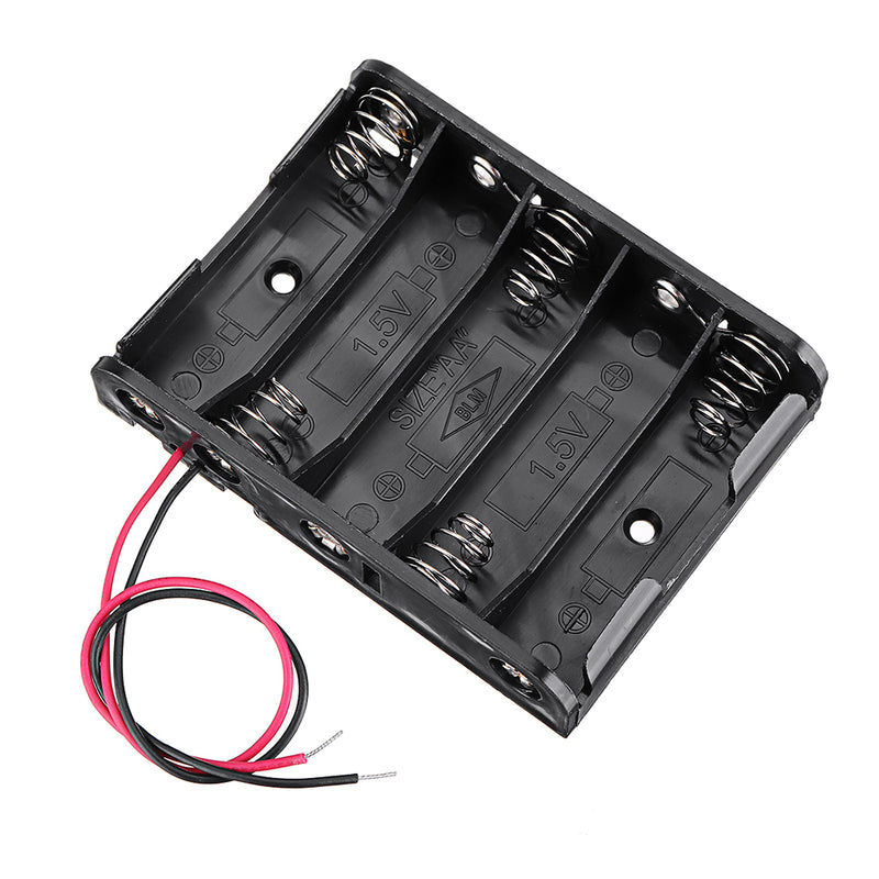 5 Slots AA Battery Box Battery Holder Board for 5 x AA Batteries DIY kit Case