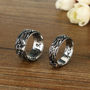Punk Biker Skull Finger Ring Titanium Steel Men Women Couple Size 8-11 Jewelry