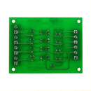 5pcs 24V To 12V 4 Channel Optocoupler Isolation Board Isolated Module PLC Signal Level Voltage Converter Board 4Bit