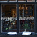 Miico XL5011 Window Lace Sticker Mirror Sticker Modern Glass Sticker Store Decoration Sticker Wall Sticker