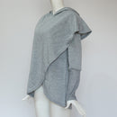 Women Autumn Long Sleeve Asymmetric Hoodie Sweatshirt Ladies Casual Comfort D5W7