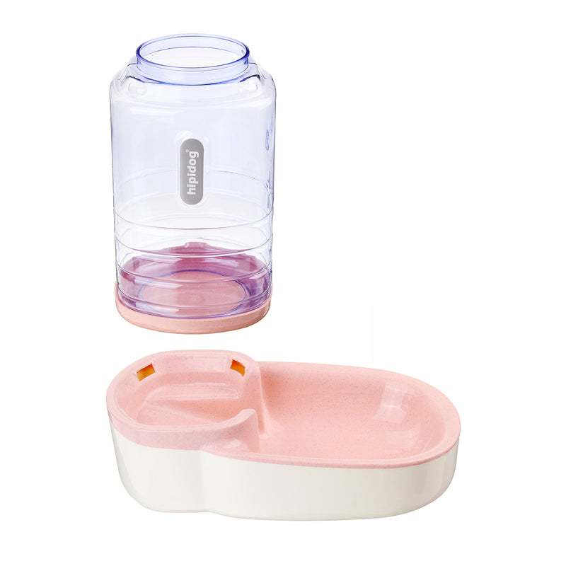 3.8L Automatic Pet Cat Feeder Waterer Food Dispenser Dog Cat Dish Bowl