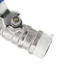 S60x6 2'' Brass IBC Tank Drain Adapter to 3/4'' Brass Garden Tap Hose Barb Coupler Coarse Thread Outlet Tap Connector Valve Fitting Parts for Home Garden