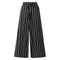 Autumn Ladies Print New Elegant Streetwear Fashion Wide Leg Lace Loose Plus F8V4