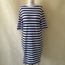 Women's Clothing O Neck Zebra Black Striped Dress Straight Casual Dress Eur S6I6