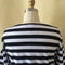 Women's Clothing O Neck Zebra Black Striped Dress Straight Casual Dress Eur S6I6