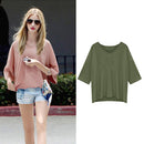 Spring Autumn Ladies Plus Size Tops Blouses Femme Elastic Modal Loose Fashi Z4W9