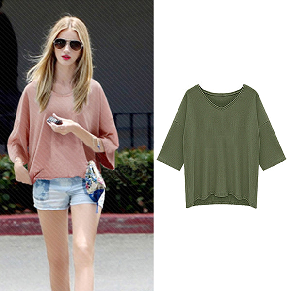 Spring Autumn Ladies Plus Size Tops Blouses Femme Elastic Modal Loose Fashi Z4W9