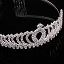 Fashion Royal Bridal Princess Tiara Crown Hair Comb Hair Jewelry For Women