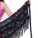 Women's Belly Dance Hip Scarf Performance Outfits Skirt Festival Clothing(B N1F2