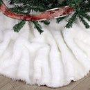 Christmas tree skirt, 1pc creative white carpet Christmas tree skirt base f