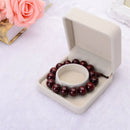 New flannel Presentation Gift Jewellery Display Box Case (C, Beige) G8J5