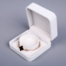 New flannel Presentation Gift Jewellery Display Box Case (C, Beige) G8J5