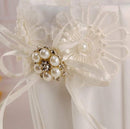 Wedding flower basket fabric storage hand-woven basket flower girl flower p T2U9