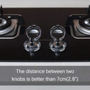 6 Pack Mini Covers, Suit For Small Gas Knob,Safety Children Kitchen Stove KnD6C6
