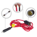 Waterproof 2x12V 10A Double Cigarette Lighter Socket Power Charger Plug Cig