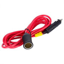 Waterproof 2x12V 10A Double Cigarette Lighter Socket Power Charger Plug Cig