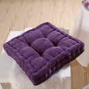 Comfortable Cushion Square Home Office Sofa Pad Canape 40 x 40 x 10cm - Pur G9T7