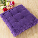 Comfortable Cushion Square Home Office Sofa Pad Canape 40 x 40 x 10cm - Pur G9T7