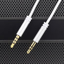 3.5mm Jack Audio Cable 1.2m Stereo Aux Plug Cables With Microphone Handsfre V2D7