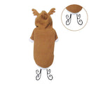 Pet Costumes Dog Christmas Suit Dog Elk Santa Costume Polar Fleece Fit for  I6A8
